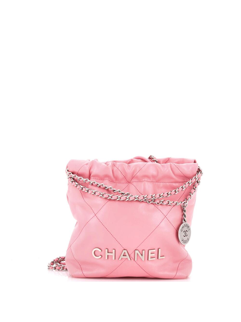 Chanel 22 Chain Hobo Quilted Calfskin #281416C49B